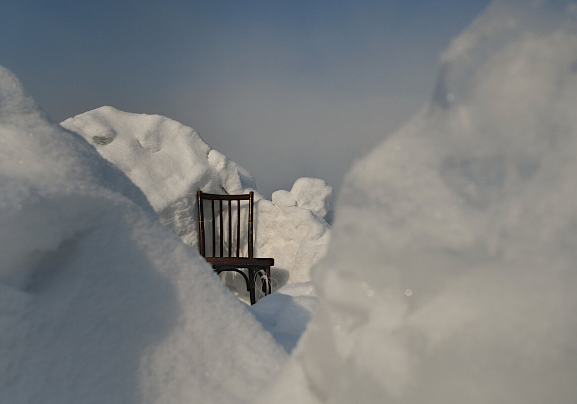 Зимная рыбалка среди льдов - Сергей Шаврин