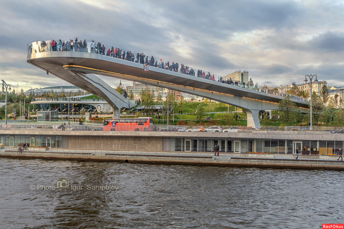 Парящий мост в Зарядье - Игорь Сарапулов Парящий мост в Зарядье - Игорь Сарапулов