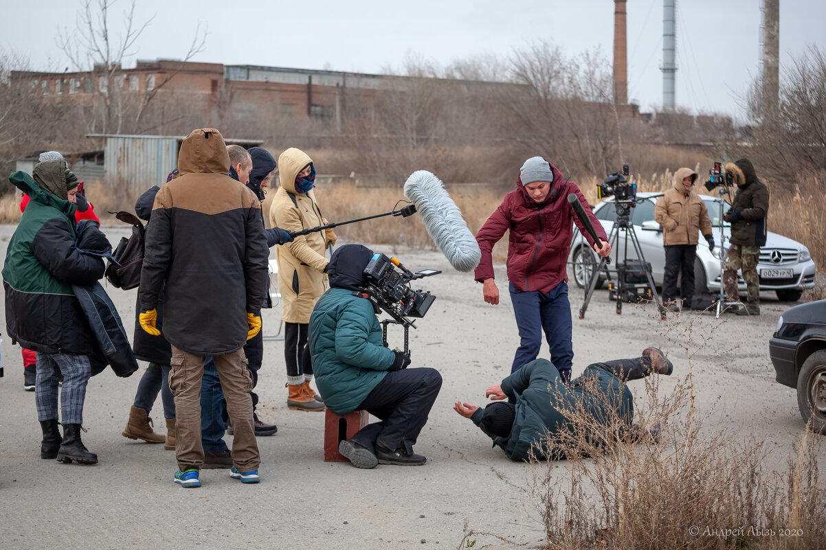 На съёмках сериала "Хозяин" - Андрей Lyz