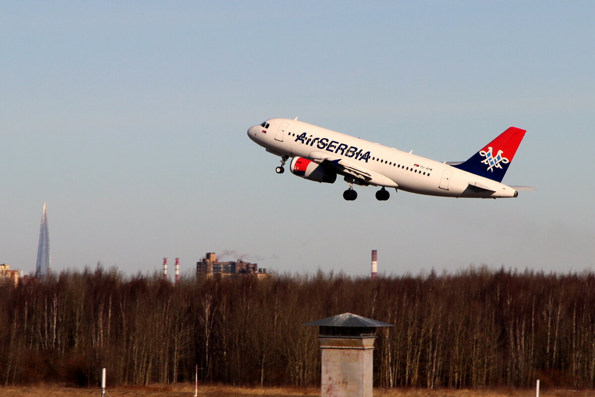 Airbus A319-132 АВИАКОМПАНИЯ AirSERBIA - ast62 