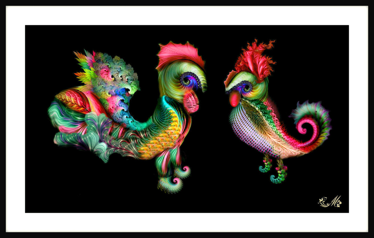 Петушок  и  курочка - Е.М. ***