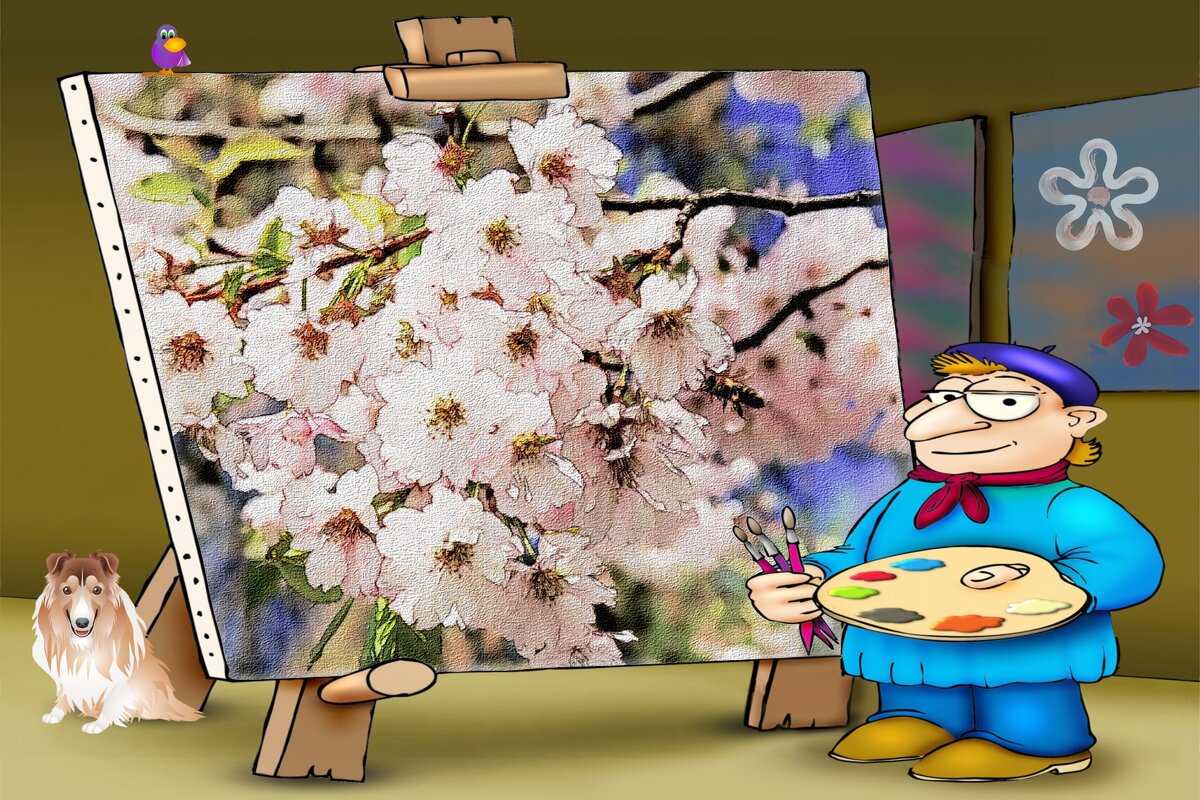 Художник и картина (: - Liudmila LLF