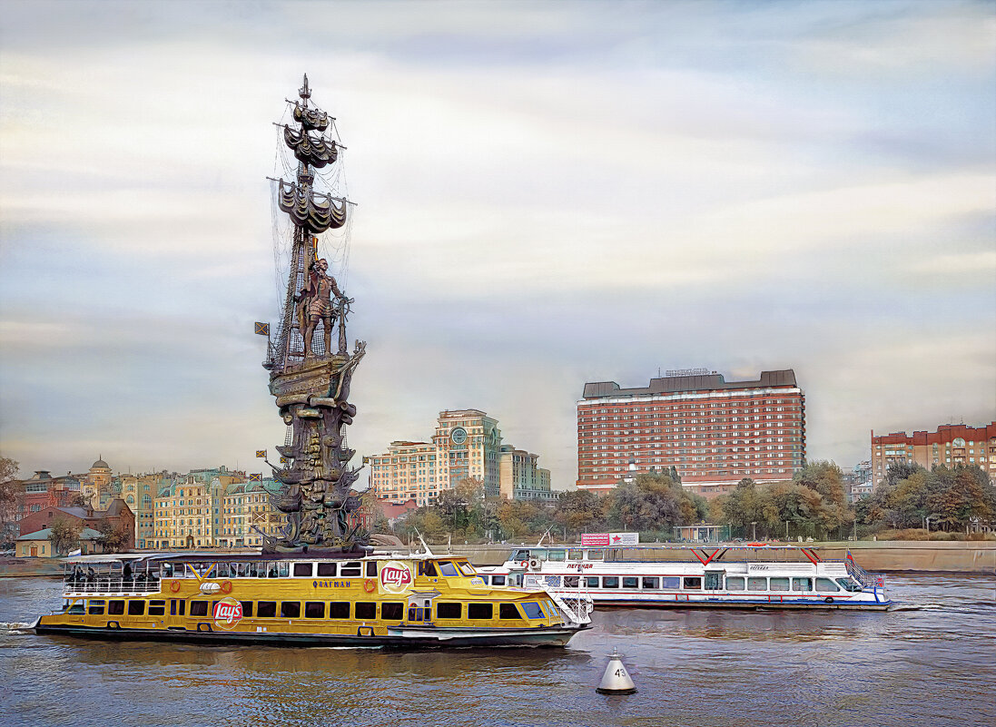Москва. Памятник Петру Первому. - В и т а л и й .... Л а б з о'в