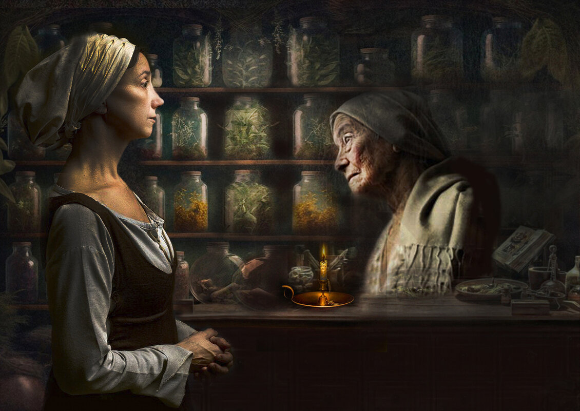 У  травницы - Е.М. ***