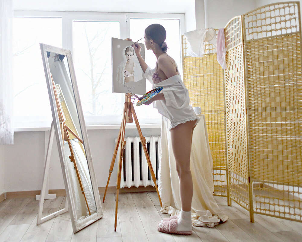 Портрет с автопортретом (1) - Игорь Парв