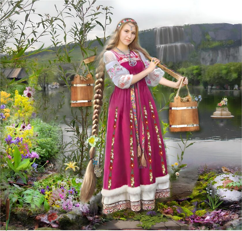 У реки Ингоды с коромыслом - Екатерина Панова