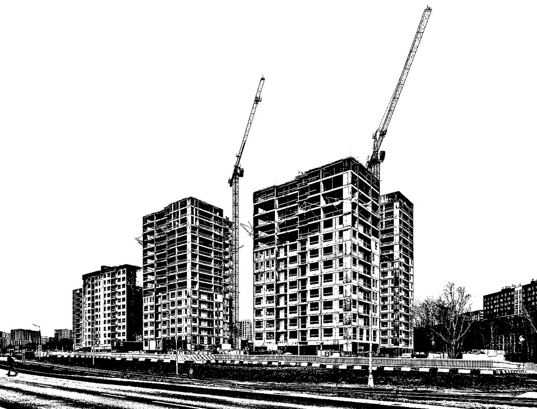 Чёрно-белые ритмы города - Валерий Иванович