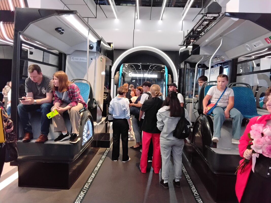 В салоне электробуса - Дмитрий Никитин