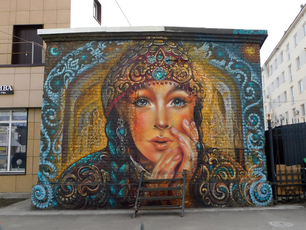 Мурал «Сююмбике» (вторая версия 2023 года) - Наиля 