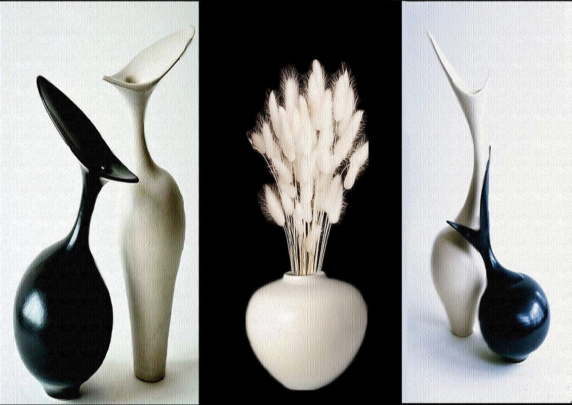 панно Белое и черное.( в стиле  Классика) - Е.М. ***