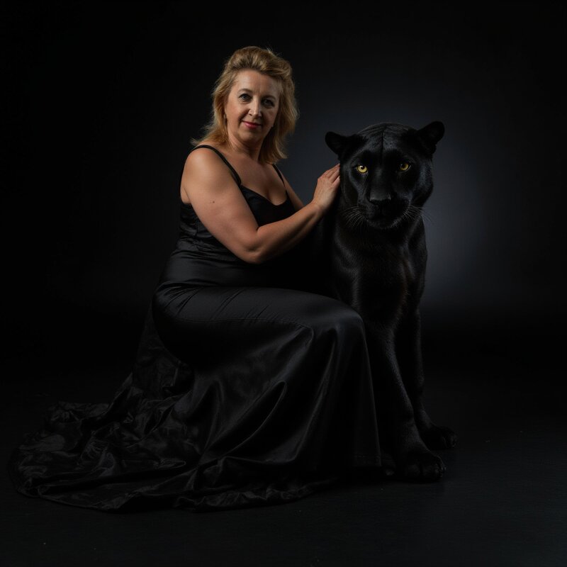 портрет с пантерой - Ирина Милонова