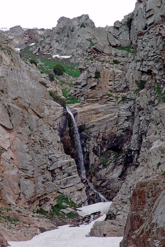 ПРОГУЛКА НА БОЛЬШОЙ ЧИМГАН 3300м, с вершины. - Виктор Осипчук