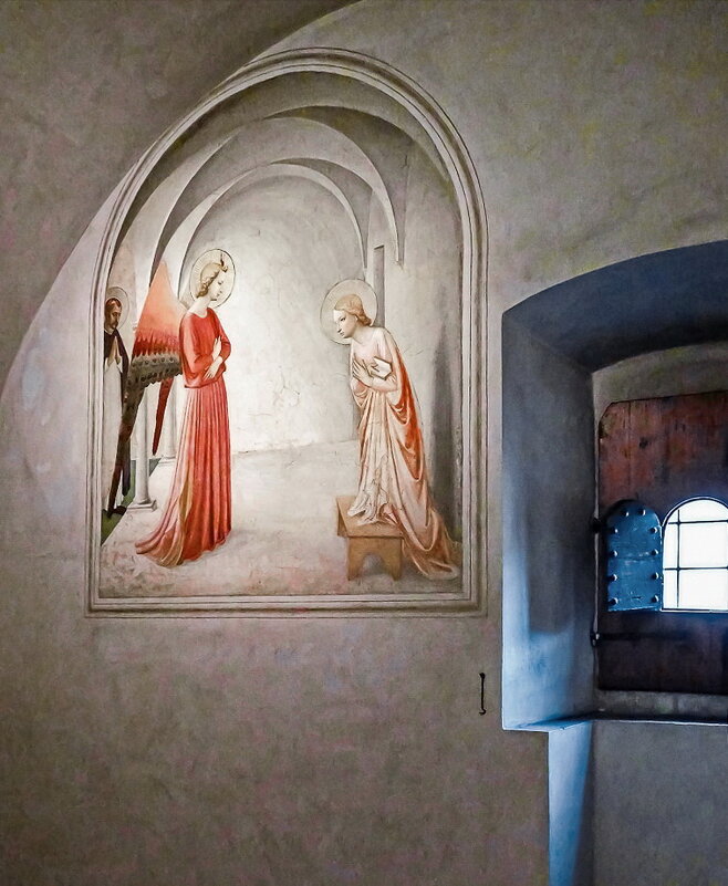 Благовещение. 1442-43. Фра Беато Анжелико - Наталья Rosenwasser Благовещение. 1442-43. Фра Беато Анжелико - Наталья Rosenwasser