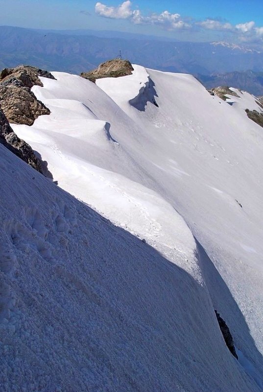 ПРОГУЛКА НА БОЛЬШОЙ ЧИМГАН 3300м, на вершине. - Виктор Осипчук