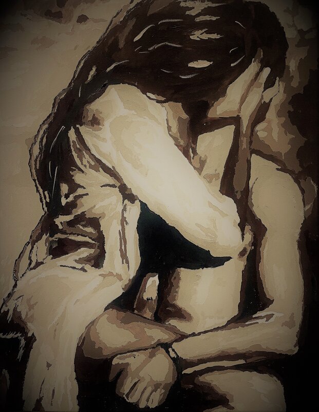 страстный поцелуй влюбленных - Вера Феофелактова