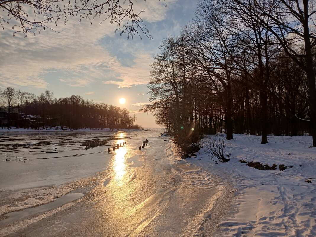 Золото февральского заката. - Лия ☼