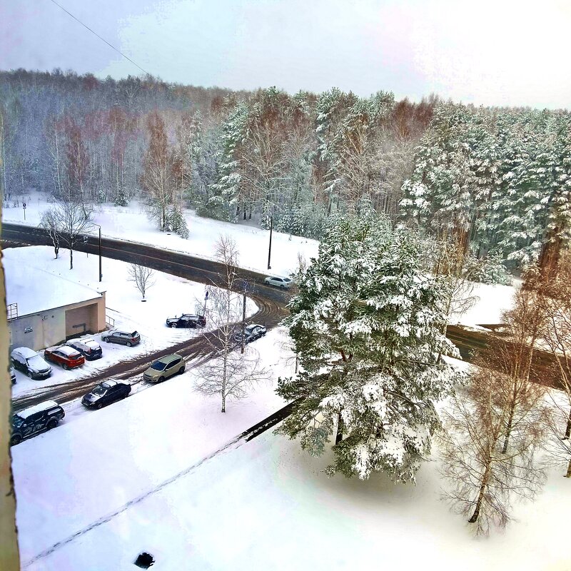 и снова снег вид из окна - Владимир и снова снег вид из окна - Владимир