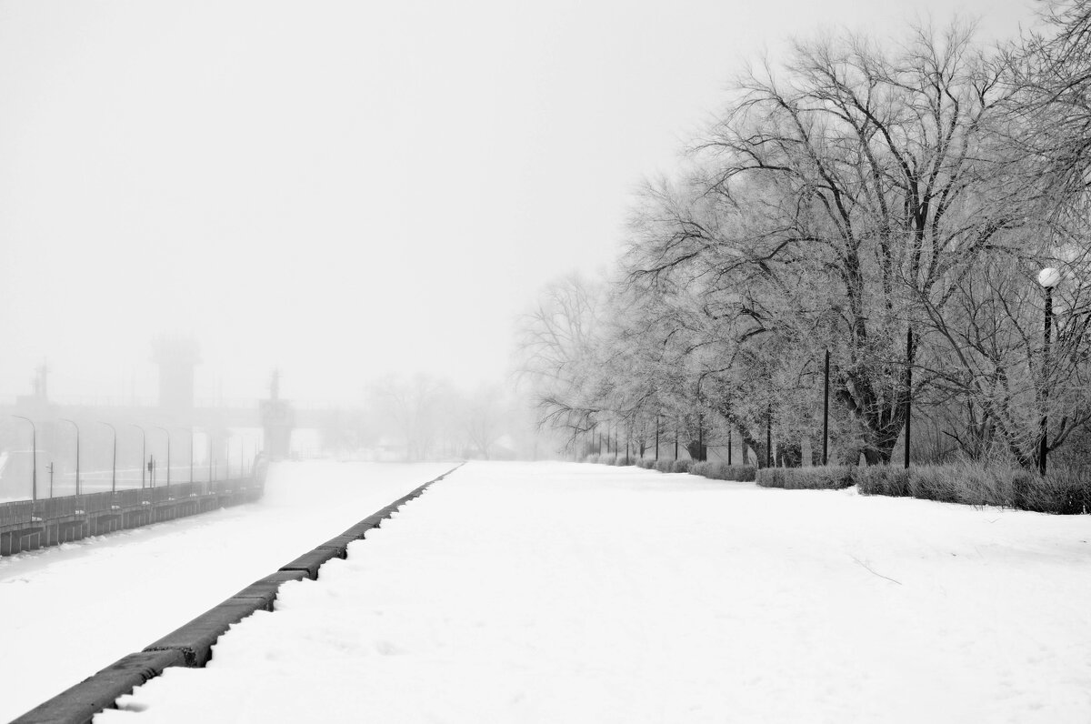 Утренний туман после снегопада - Сергей М Утренний туман после снегопада - Сергей М