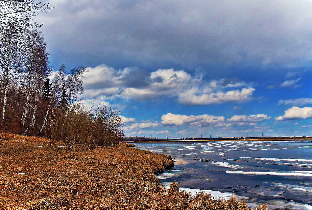 Май...Ледоход на протоке Чеускина. - Владимир 