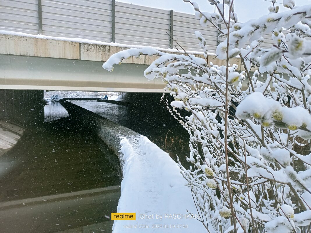 Река Яуза под Ярославским шоссе. - Павел Михалёв Река Яуза под Ярославским шоссе. - Павел Михалёв