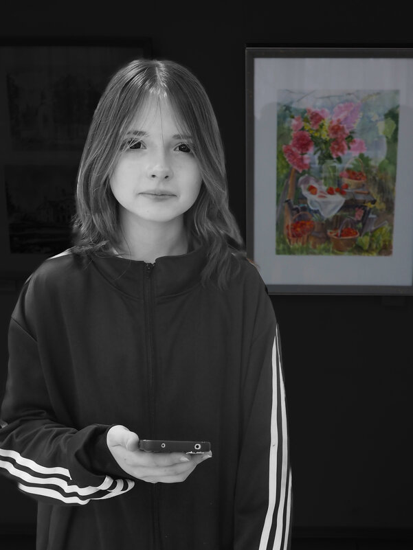 София на выставке художника - Евгений 