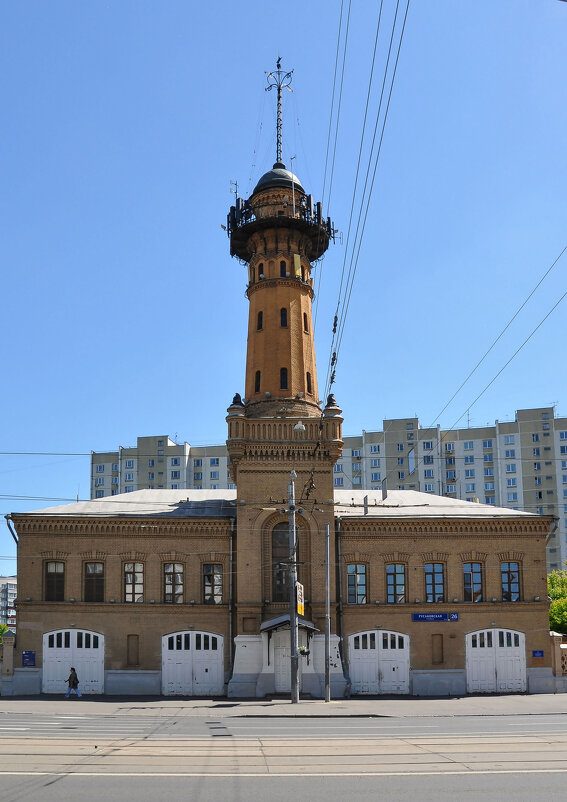 Пожарная каланча в Сокольниках - Татьяна Машошина Пожарная каланча в Сокольниках - Татьяна Машошина