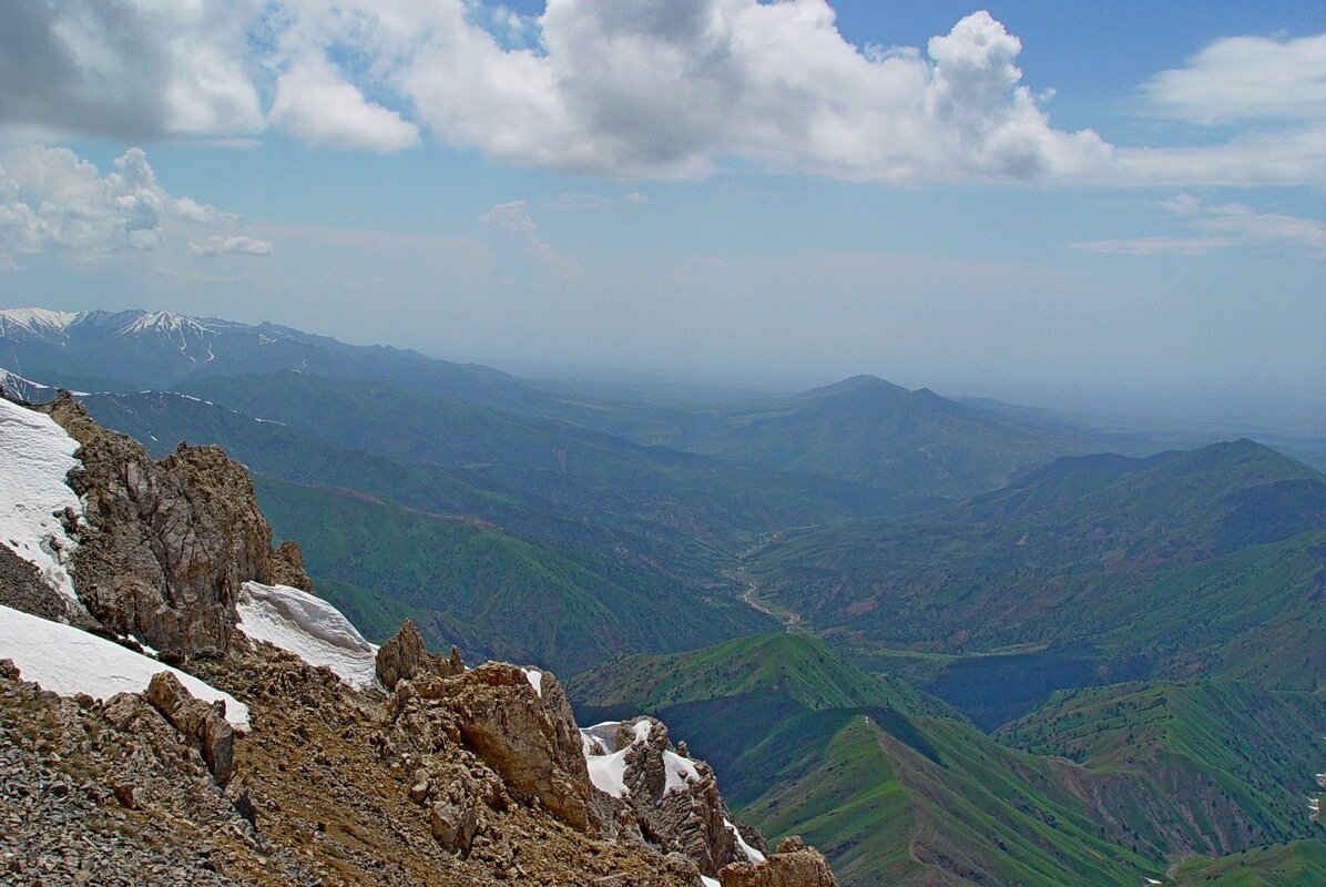 ПРОГУЛКА НА БОЛЬШОЙ ЧИМГАН - 2, с вершины. - Виктор Осипчук ПРОГУЛКА НА БОЛЬШОЙ ЧИМГАН - 2, с вершины. - Виктор Осипчук