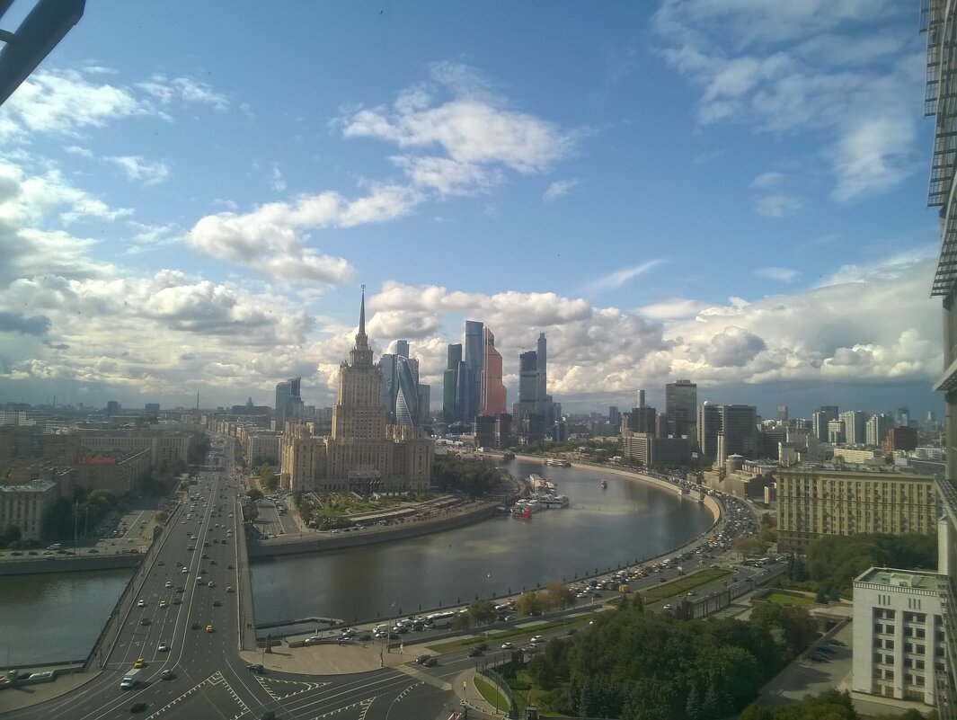 Вид из окна на Москва-Сити - Ольга Лебедева (Беловласова)
