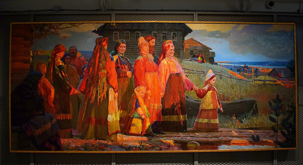 Сергей Онучкин "Усть - Цильма, праздник Горка"., 2017. - Татьяна Помогалова Сергей Онучкин "Усть - Цильма, праздник Горка"., 2017. - Татьяна Помогалова