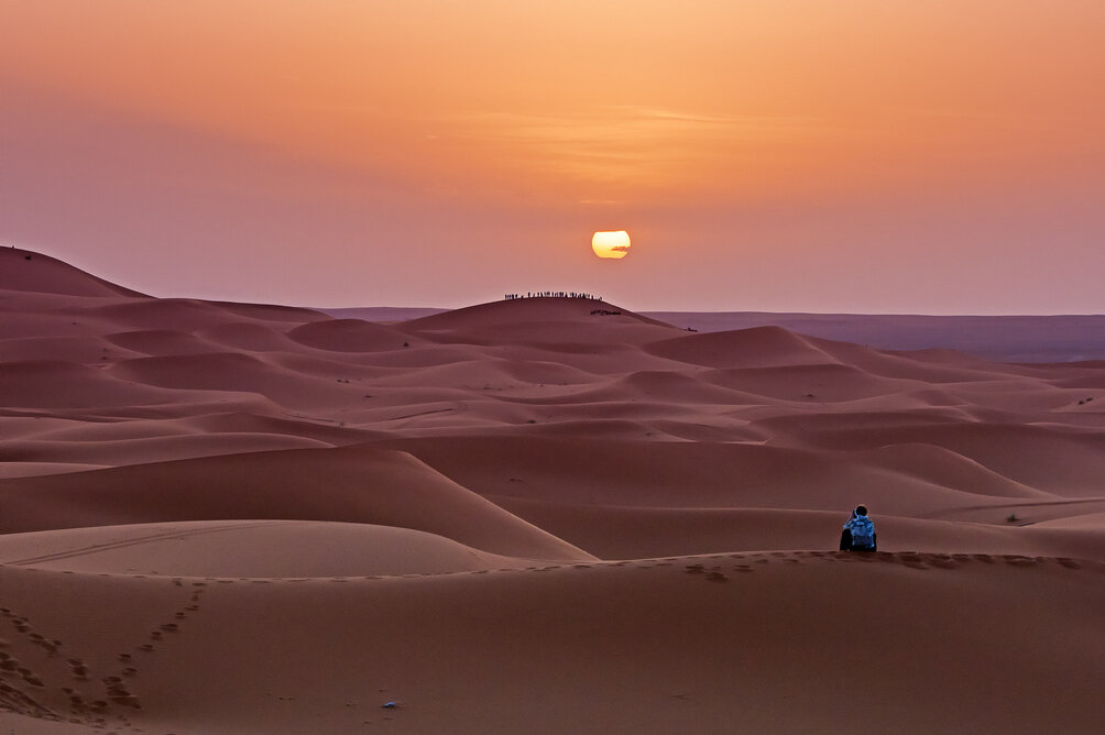 Закат в марокканской пустыне - Виталий Авакян Закат в марокканской пустыне - Виталий Авакян
