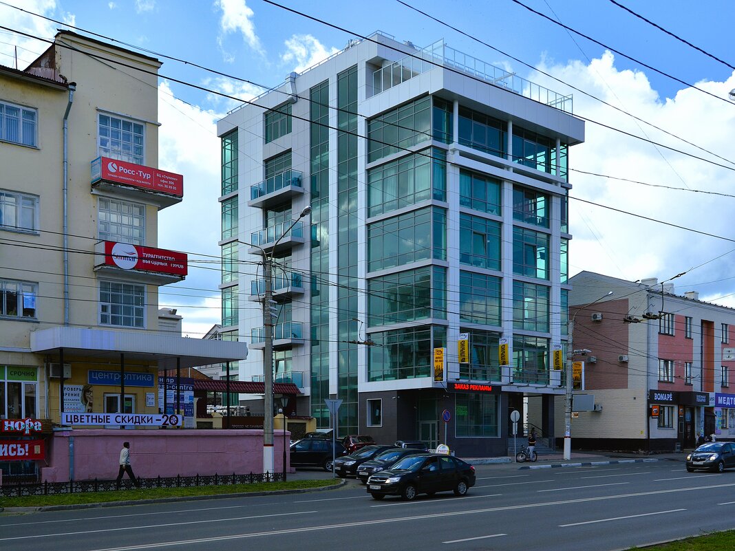 Чебоксары. Бизнес-центр на Композиторов Воробьёвых. - Пётр Чернега Чебоксары. Бизнес-центр на Композиторов Воробьёвых. - Пётр Чернега