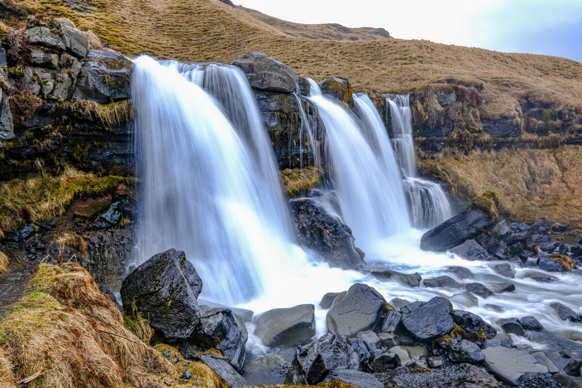 Нижняя часть водопада Merkjárfoss - Георгий А