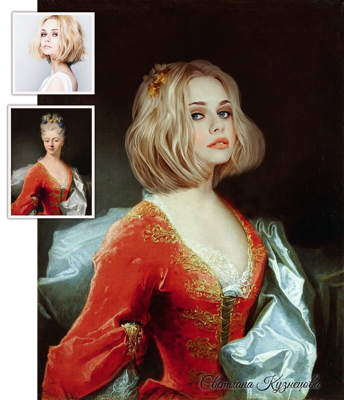 Портрет под старину. - Светлана Кузнецова