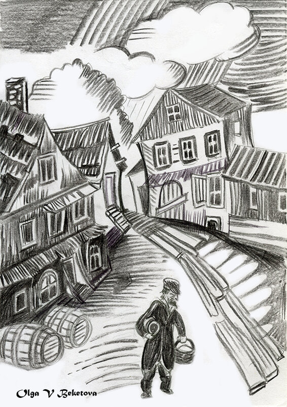 Иллюстрация к рассказу Хайя Санис - Ольга Бекетова