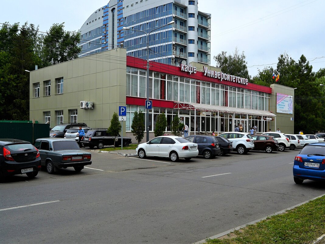 Чебоксары. Кафе "Университетское". - Пётр Чернега Чебоксары. Кафе "Университетское". - Пётр Чернега