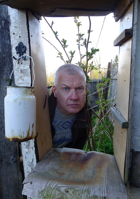 Портрет на пленере. - Харис Шахмаметьев