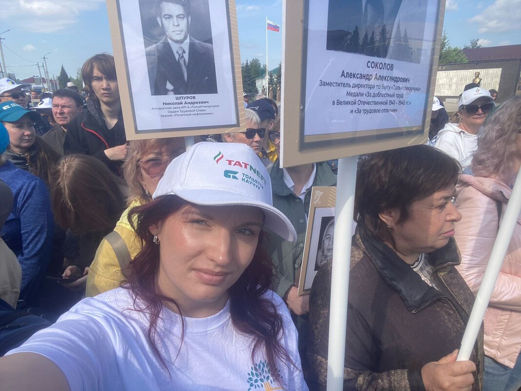 Парад предприятия внучки  " Татнефть" - Нина Колгатина 
