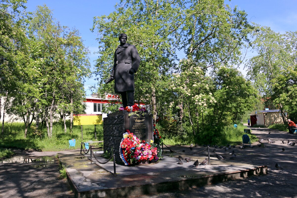 Памятник герою Советского Союза Александру Спекову - Ольга Памятник герою Советского Союза Александру Спекову - Ольга