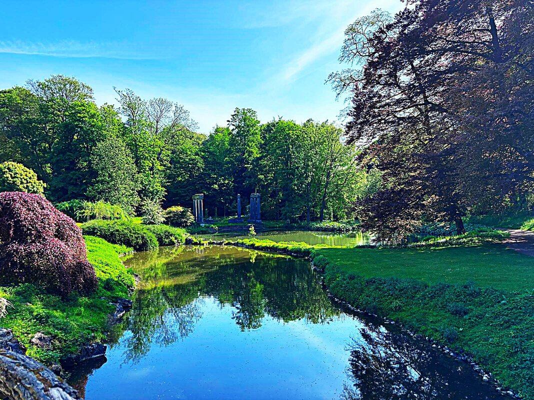 Парк около Ботанического сада Брюсселя - Aida10 