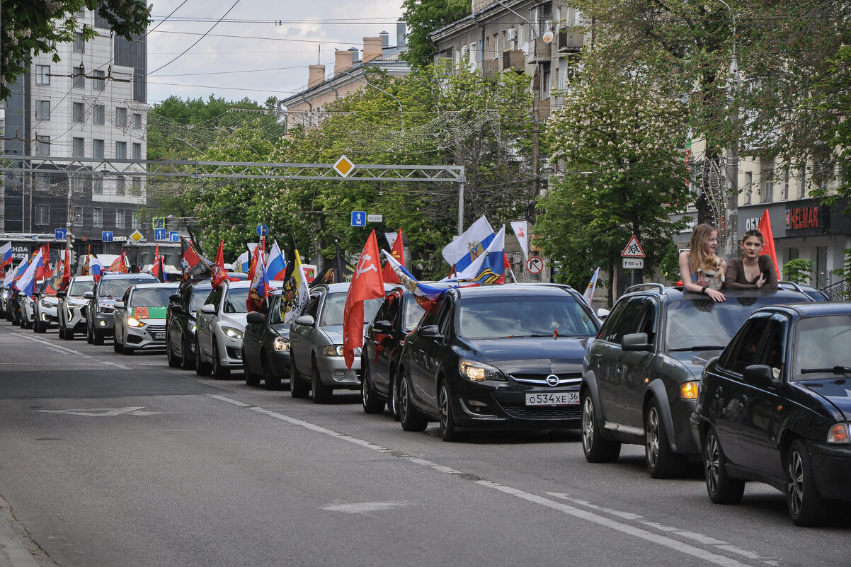 Праздничный автопробег 9 мая - Татьяна Машошина