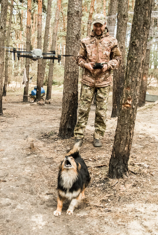 Из серии "Животные на войне". Боец Буся - Михаил 