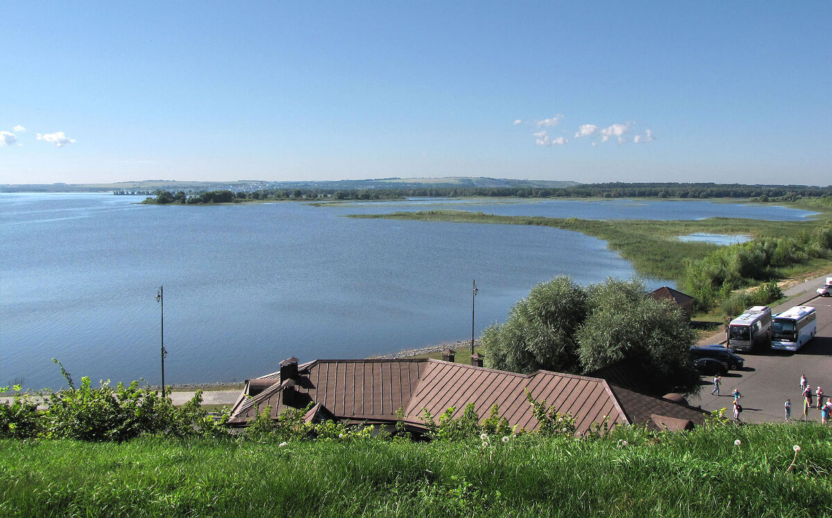 Вид от Свияжска на реку Свияга и острова Татарская Грива - Александр Ильчевский 