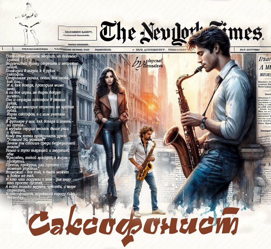 Саксофонист... - elenaslava 