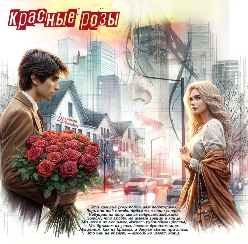 Красные розы... - elenaslava 