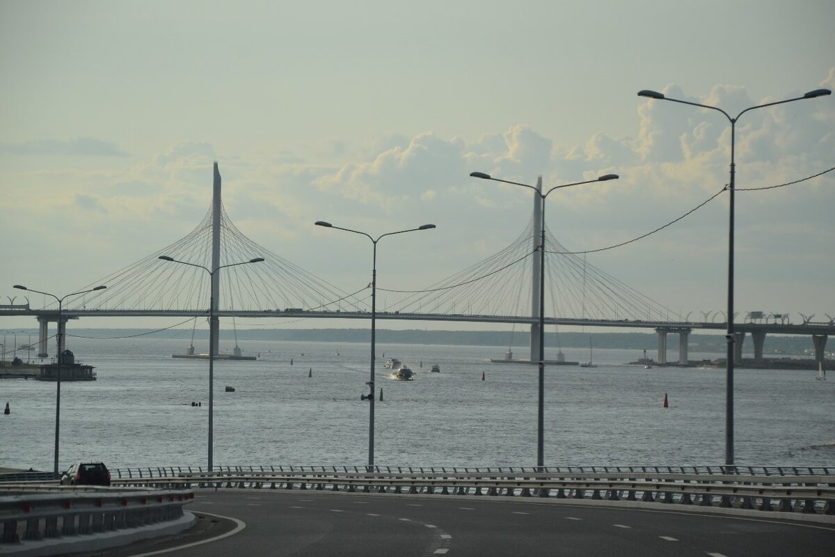 Вантовый мост в Санкт-Петербурге - Надежда 