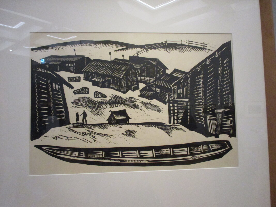 Пейзаж с лодкой - Маера Урусова Пейзаж с лодкой - Маера Урусова