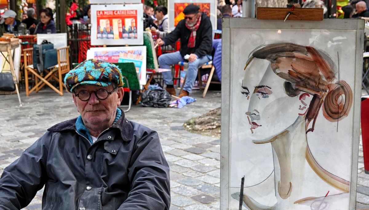 Художник на Монмартре... - Elena Ророva Художник на Монмартре... - Elena Ророva