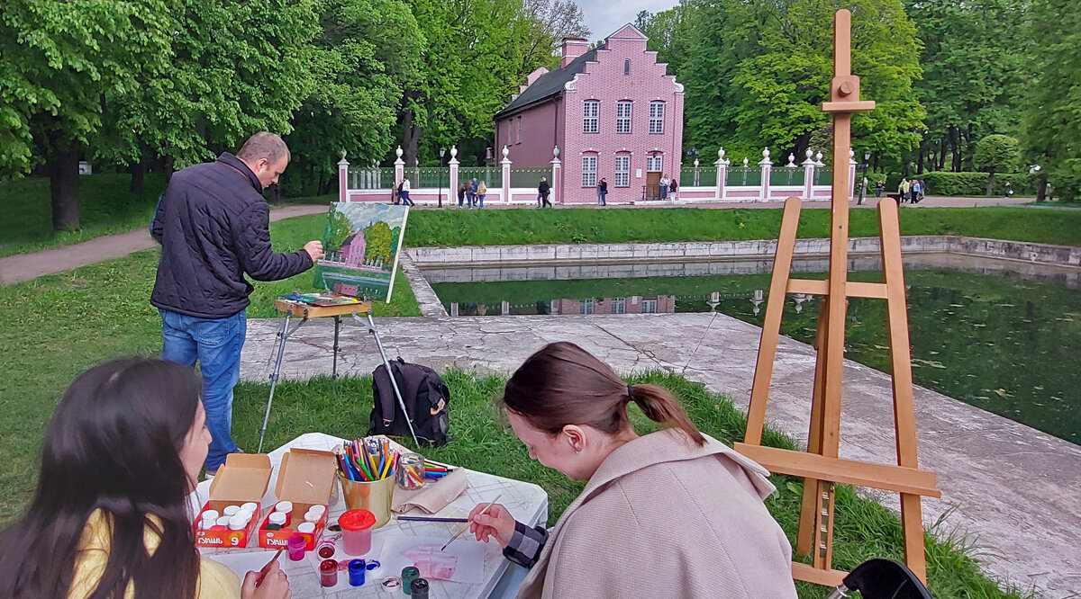 Художники в Кусково - ИРЭН@ . Художники в Кусково - ИРЭН@ .