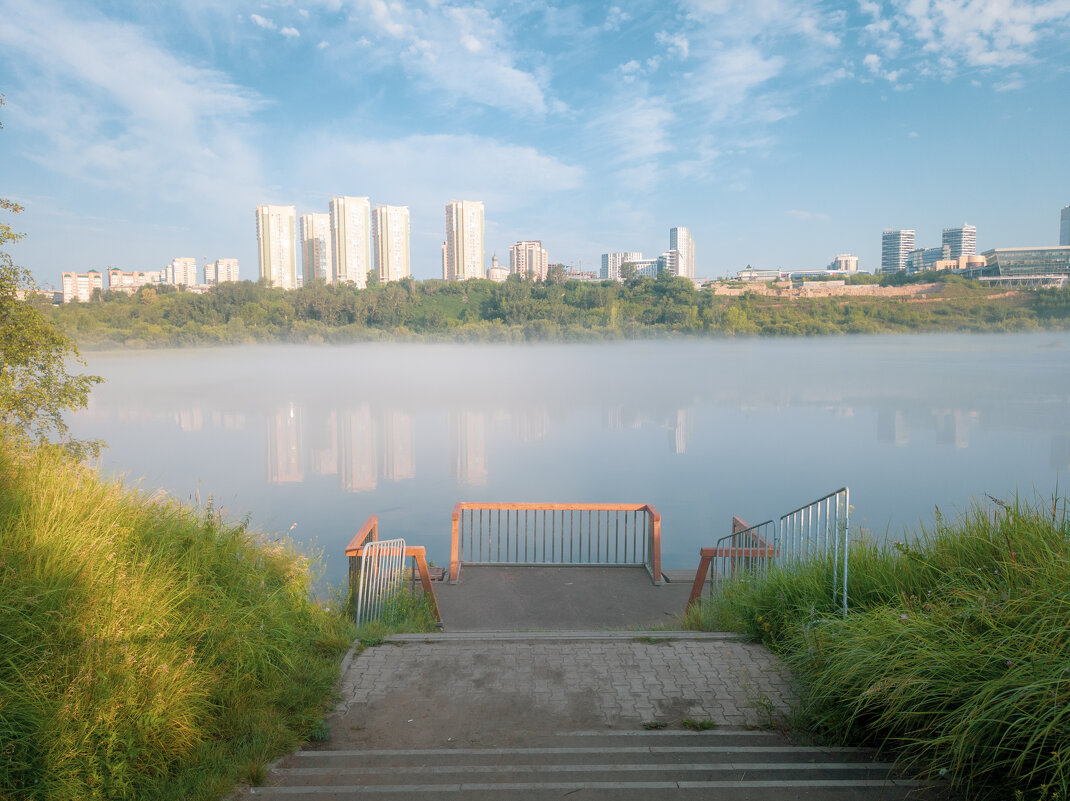 Утром на Енисее - Борис Руднев