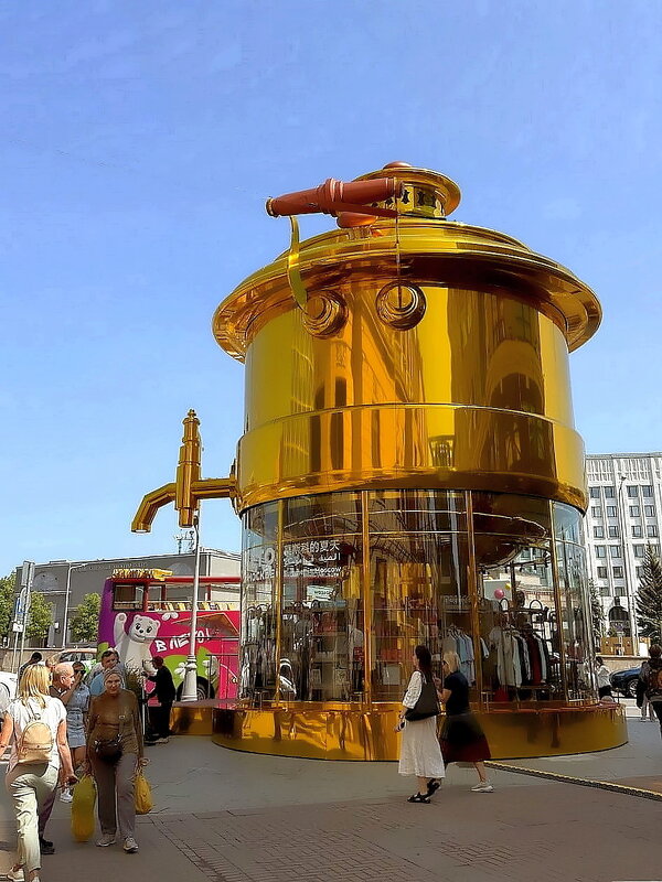 Прогулка по Москве. Арт-павильон «Самовар» на Старом Арбате - Ольга Довженко